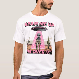 T-shirt Extraterrestre UFO Rétro