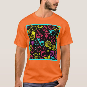 T-shirt Extravagance de fruits de néon