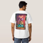 T-shirt "Extravaganza de la fête 2024 : Bonne année (Dos entier)