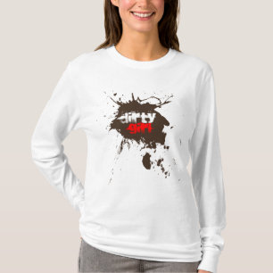 T-shirt extrême de Mudder de fille sale