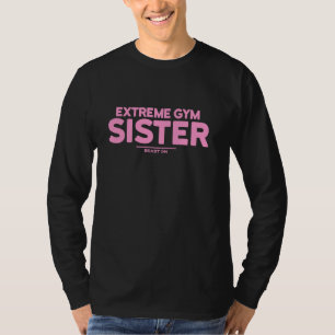 T-shirt Extreme Gym Soeur Femmes Entraînement Pink Fitness
