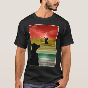 T-shirt Extreme Sports Cliff Diver Cliff Jumping