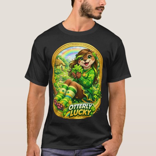 T-shirt Extrêmement chanceux (Devant)