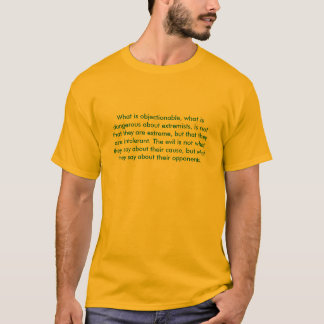 T-shirt Extrémistes