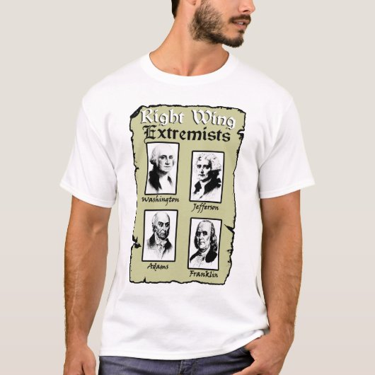 T-shirt Extrémistes de droite ! (Devant)
