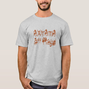 T-shirt extrémité outre de route