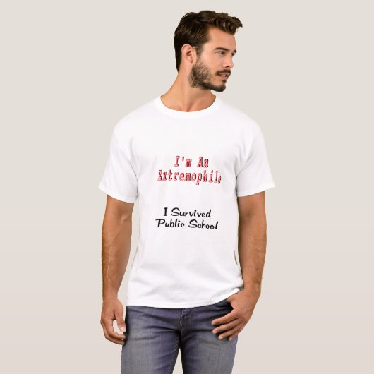 T-shirt Extremophile (Devant entier)