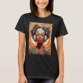 T-shirt Exuberant Excessivism of a Beautiful Black Woman (Devant)