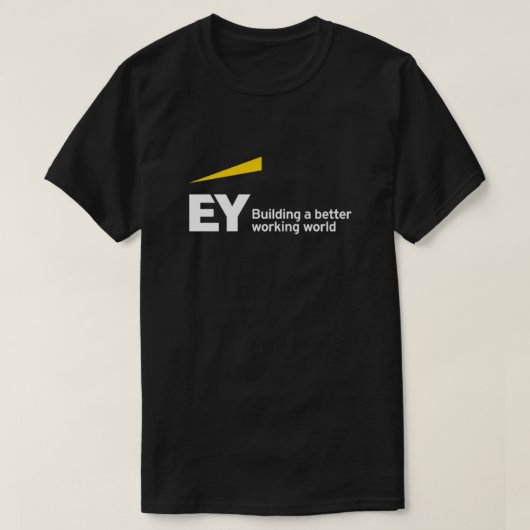 T-shirt EY construire un monde de travail meilleur (Design devant)