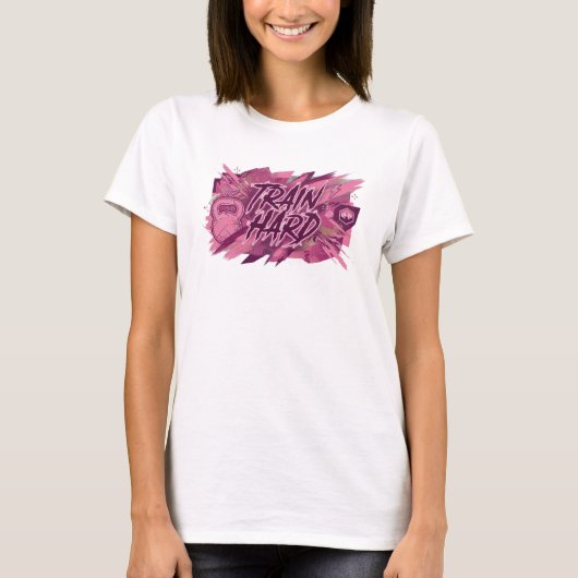 T-shirt Eye-Catching Rose avec la déclaration TRAI (Devant)