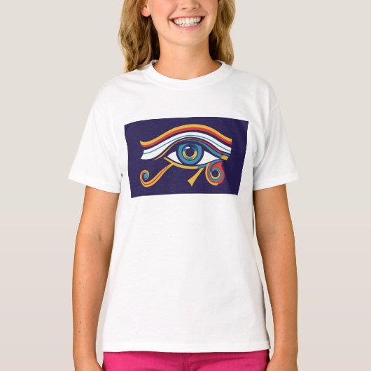 T-shirt Eye of Horus Princess Tee – Girls' Protective Egy (Devant)