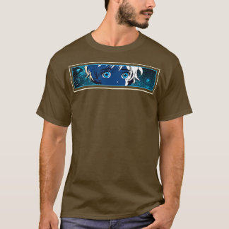 T-shirt Eyes Anime Anime Graphisme Lovers dessin animé des