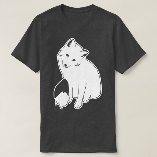 T-shirt Eyes de soucoupe Fox 3 (Design devant)