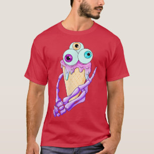 T-shirt Eyescream Pastel Goth Cute Creepy Halloween Costum