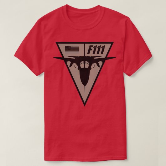 T-shirt F111 Aardvark tamisé (Design devant)