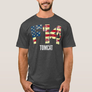 T-shirt F14 Tomcat Fighter Jet déstabilisé drapeau américa