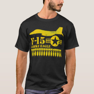 T-shirt F15 Frappe Eagle en détresse 