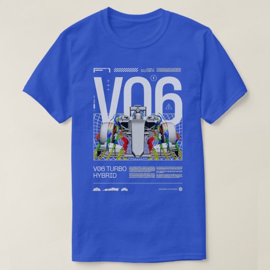 T-shirt F1 Aéro graphique (Design devant)