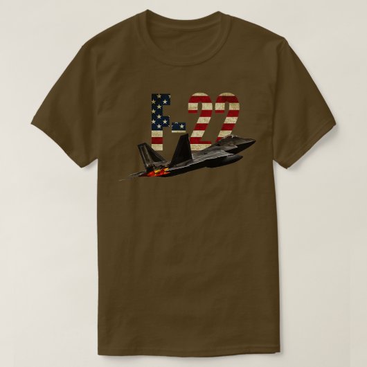 T-shirt F22 Drone Raptor 1 (Design devant)