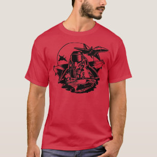 T-shirt F22 Raptor avion de chasse américain