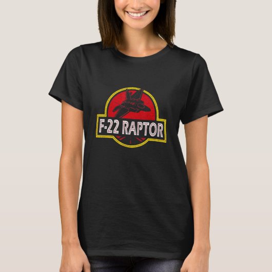 T-shirt F22 Raptor Fighter Jet Avion 4 juillet (Devant)