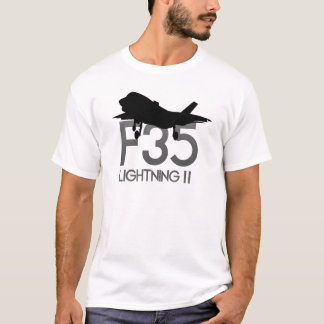 T-shirt F35 Aéronef léger blanc