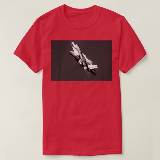 T-shirt F35 Éclair ii au lancement (Design devant)