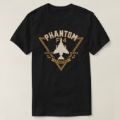 T-shirt F4 Phantom II Naval Fighter Bomber Jet Interceptor (Design devant)