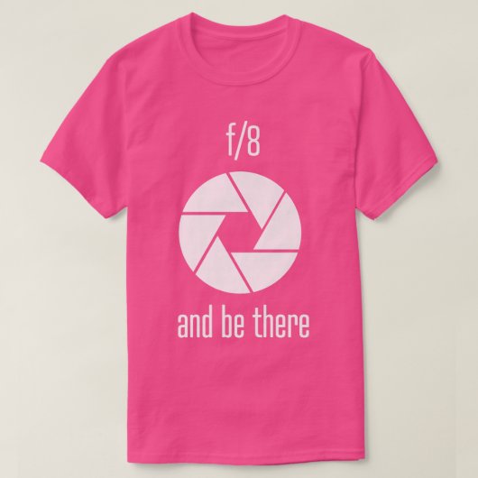 T-shirt f8 et Be There Photography (Design devant)