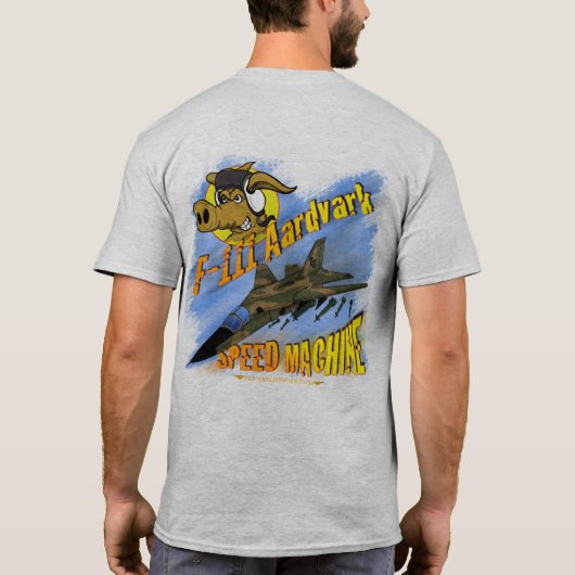 T-shirt F-111 (lumière) (Dos)