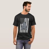 T-shirt F-14 F14 Tomcat Avion Drapeau Us (Devant entier)