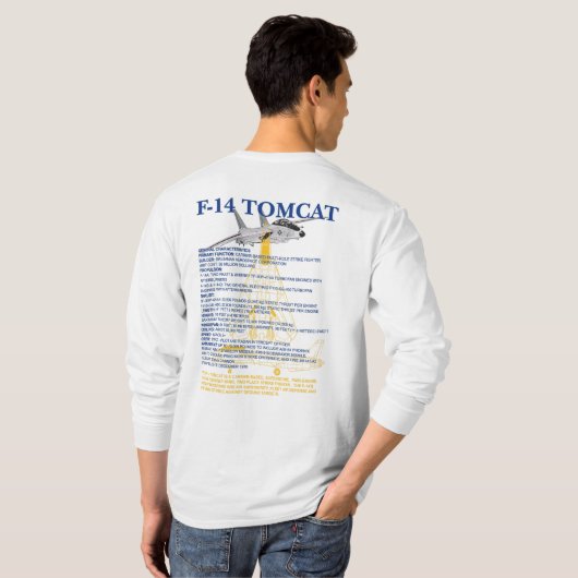 T-shirt F-14 Tomcat (Dos entier)