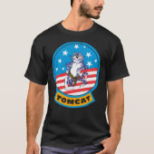 T-shirt F-14 Tomcat Felix Patch - Style propre classique T (Devant)