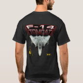 T-shirt F-14 Tomcat - obscurité colorée (Dos)