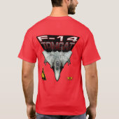 T-shirt F-14 Tomcat - obscurité colorée (Dos)