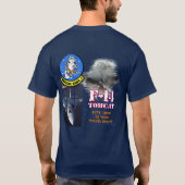 T-shirt F-14 Tomcat - obscurité colorée (Dos)