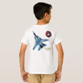 T-shirt F-14 Tomcat Top Gun (Dos entier)