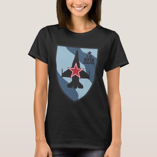 T-shirt F 16 Agresseur (Devant)