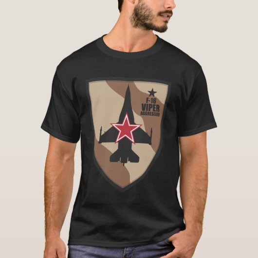 T-shirt F 16 Agresseur 1 (Devant)
