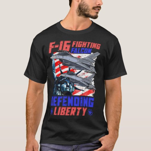 T-shirt F 16 Airforce Jet Pilot (Devant)