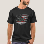 T-shirt F 16 Falcon U S Militaire Combattants Jet Pilo (Devant)