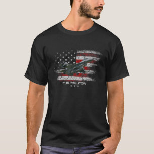 T-shirt F 16 Falcon U S Militaire Combattants Jet Pilo