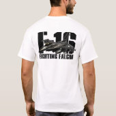 T-shirt F-16 Faucon combattant (Dos)