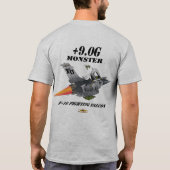 T-shirt F-16 (lumière) (Dos)