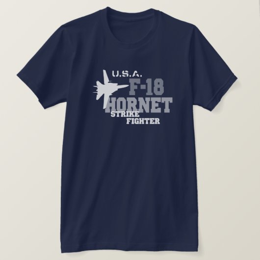 T-shirt F-18 frelon - combattant de grève (Design devant)