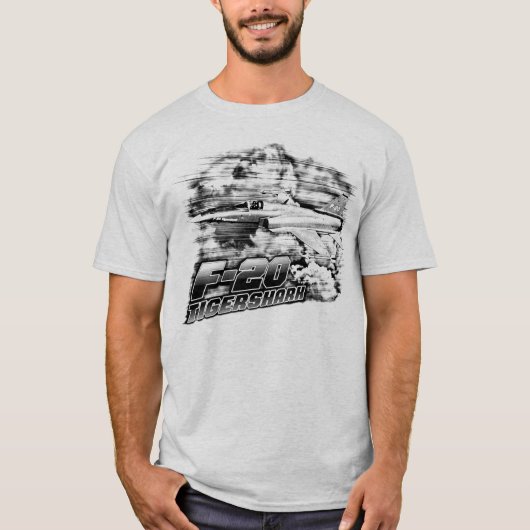 T-shirt F-20 requin-tigre (Devant)