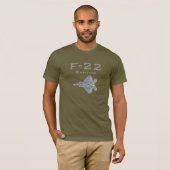 T-shirt F-22 Raptor (Devant entier)