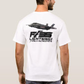 T-shirt F-35 Éclair II (Dos)