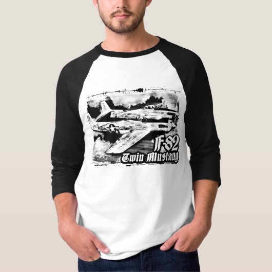 T-shirt F-82 Twin Mustang (Devant)