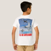 T-SHIRT F/A-18E SUPER HORNET (Dos entier)